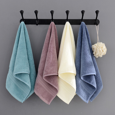 Manufactor sale Daily adult Cotton household Wash one's face Washcloth logo Embroidery gift wholesale water uptake pure cotton towel