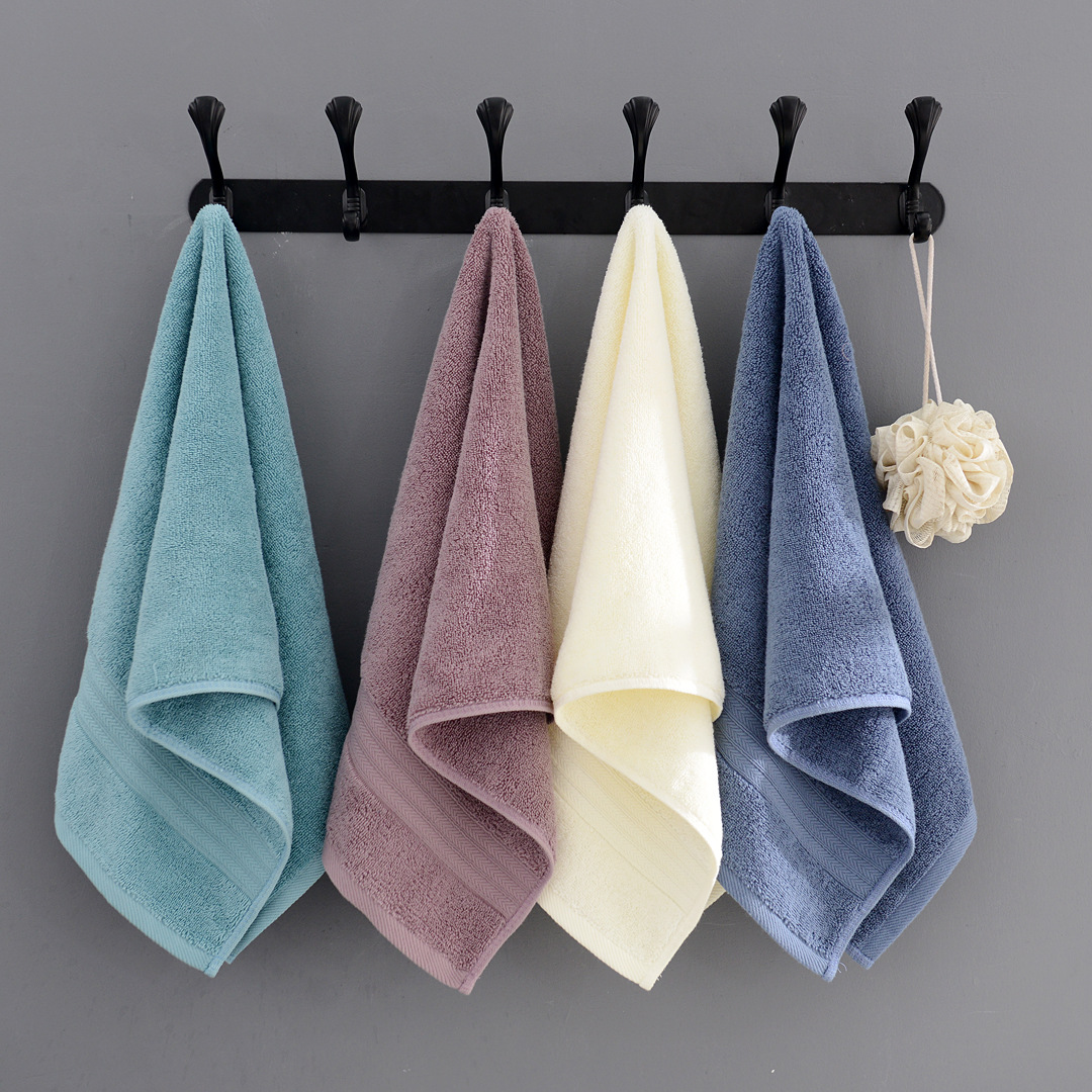 Manufactor sale Daily adult Cotton household Wash one's face Washcloth logo Embroidery gift wholesale water uptake pure cotton towel