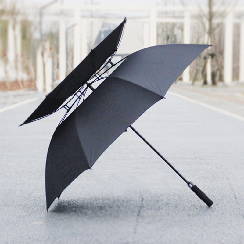 Extra-Large Umbrella, True Double-Layer Golf 30inch Ribs, Breathable, Automatic, Long Handle, Reinforced, Thick, Car-Friendly, Storm-Resistant, Promotional Extra-Large Umbrella, True Double-Layer Golf 30inch Ribs, Breathable, Automatic, Long Handle, Reinforced, Thick, Car-Friendly, Storm-Resistant, Promotional