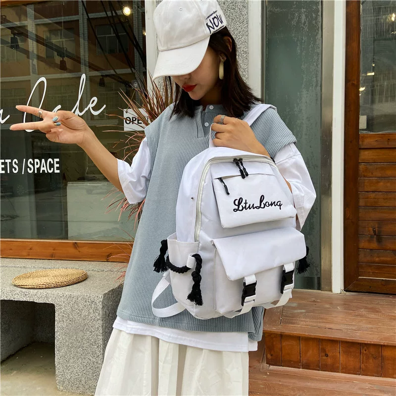 Universal brand backpack for beloved, Korean style, for secondary school