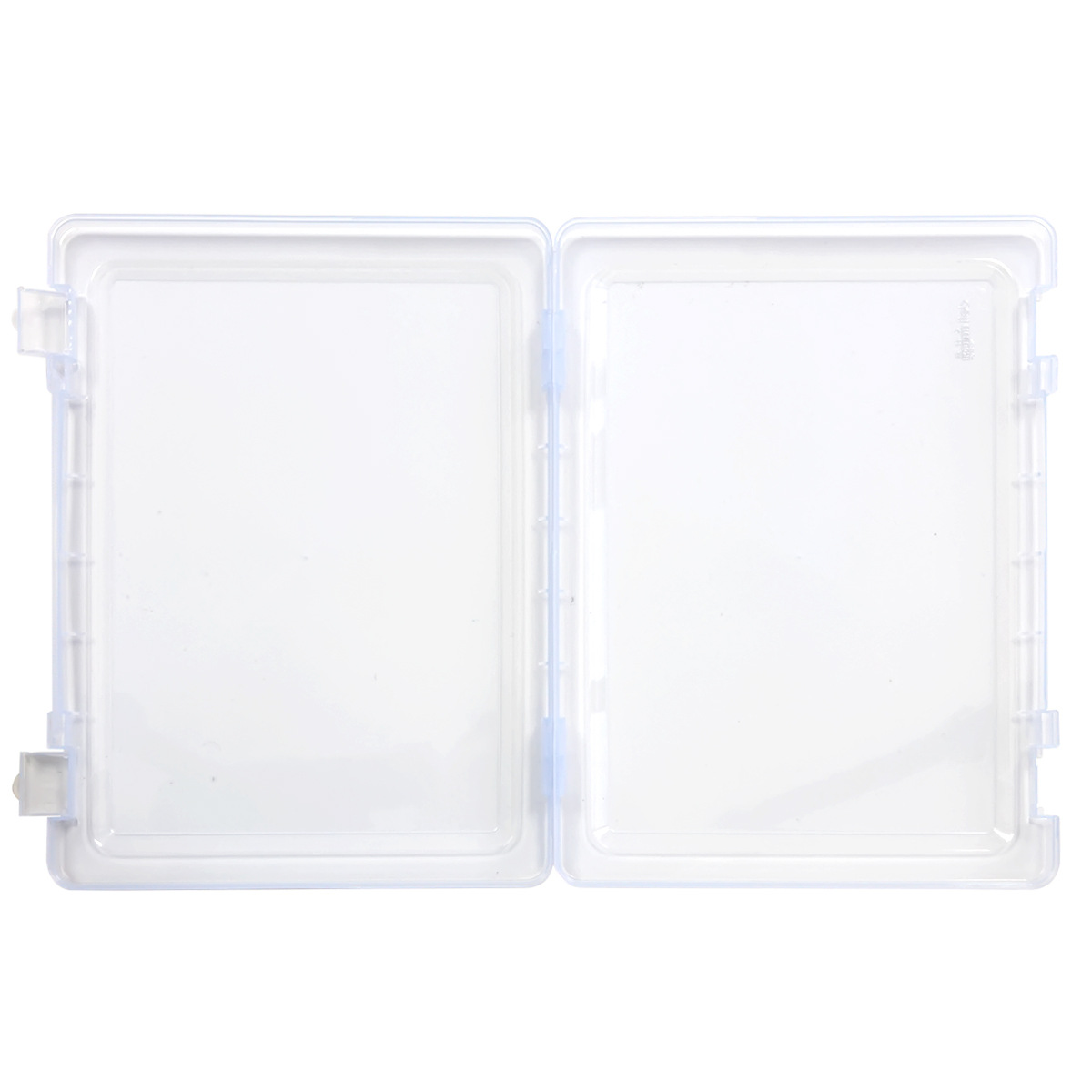 Deli 5701 5702 papelería caja de almacenamiento de archivos de PP transparente caja de datos A4 caja de almacenamiento portátil