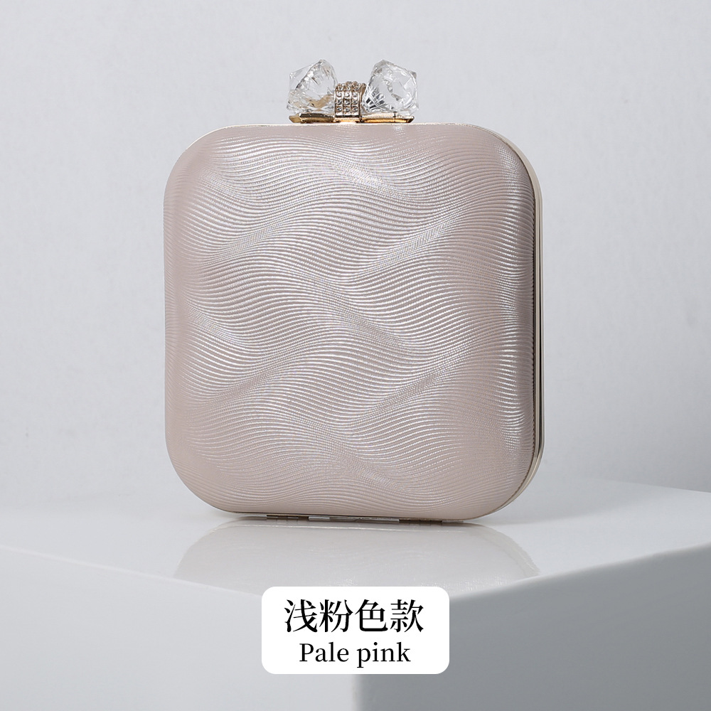 Bolso de mujer de moda transfronteriza exquisita hebilla de diamante bolso de noche vestido de fiesta elegante bolso de hombro del embrague del todo fósforo