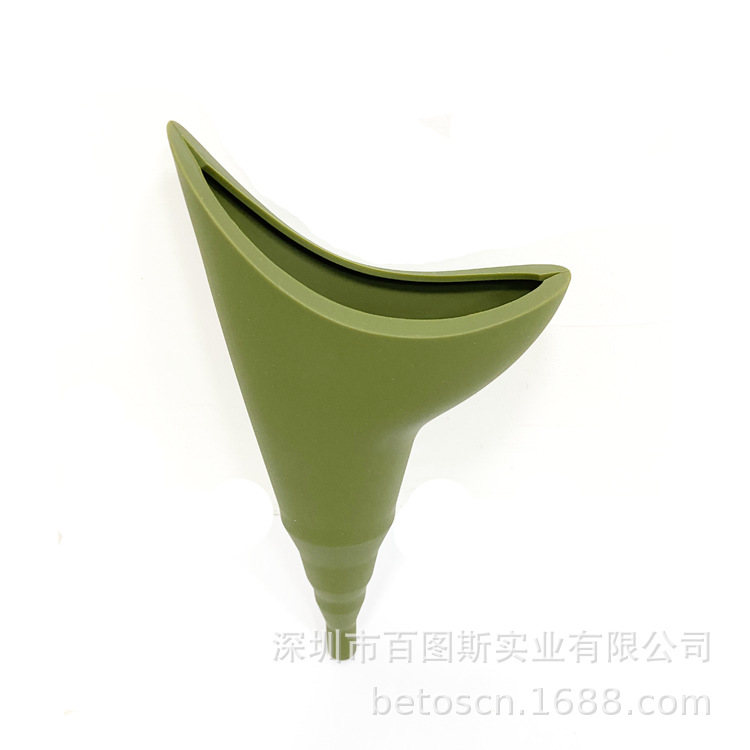 Ventas directas de la fábrica nueva señora vendedora caliente portátil al aire libre emergencia orinal de pie urinario femenino de silicona