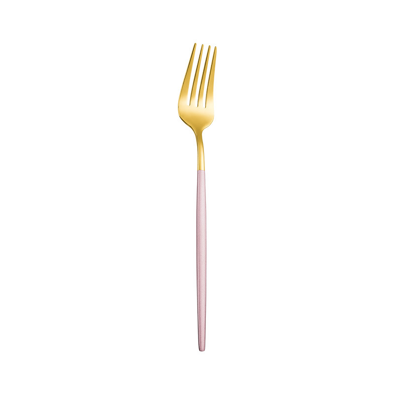핑크 골드 포크