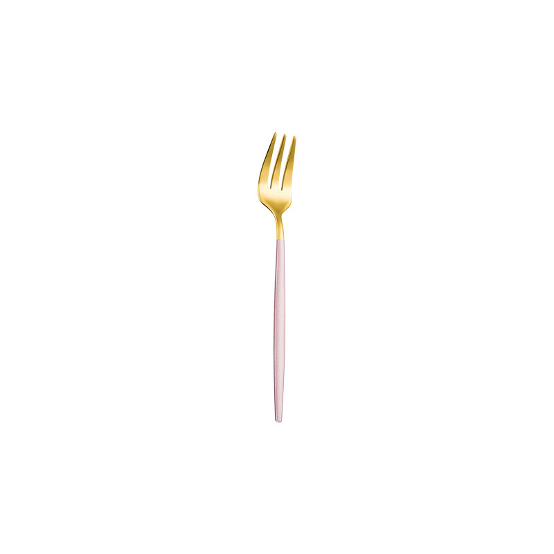 핑크 골드 티 포크
