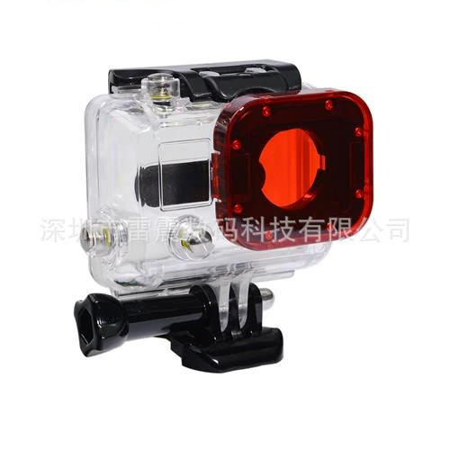 [Фабрика gopro hero 3/SJ4000/SJCAM подводный фильтр камеры, крышка объектива]