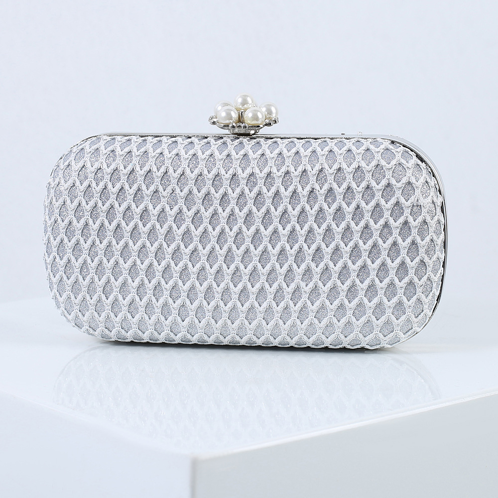 Suministro transfronterizo nuevo bolso de noche europeo y americano Venta caliente banquete bolsa moda nupcial boda bolsa de una sola pieza embrague de entrega para las mujeres