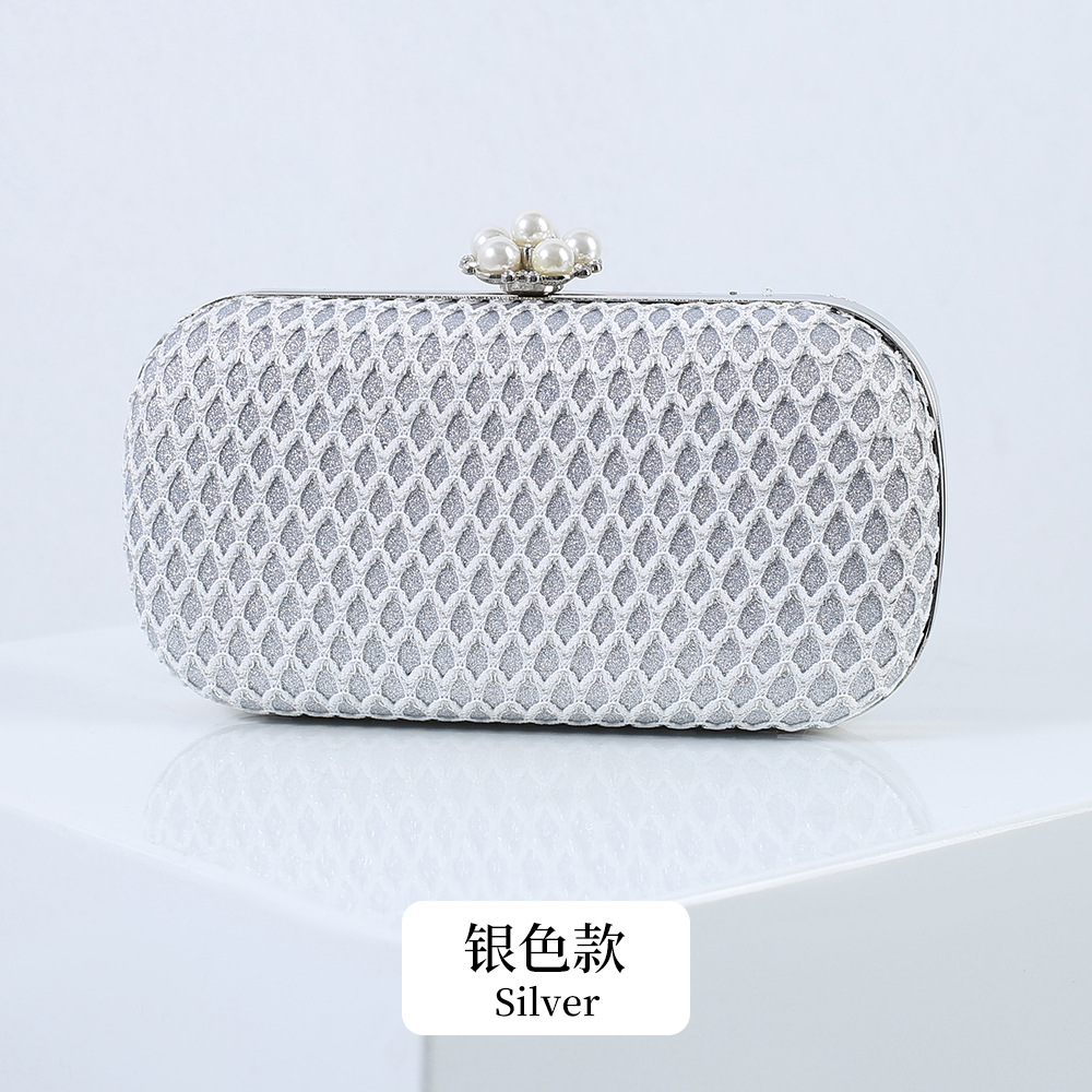 Suministro transfronterizo nuevo bolso de noche europeo y americano Venta caliente banquete bolsa moda nupcial boda bolsa de una sola pieza embrague de entrega para las mujeres