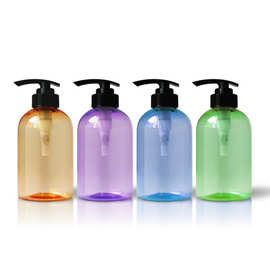 400ML洗手液瓶沐浴露洗护乳液瓶PET消毒液瓶化妆品塑料分装瓶厂家