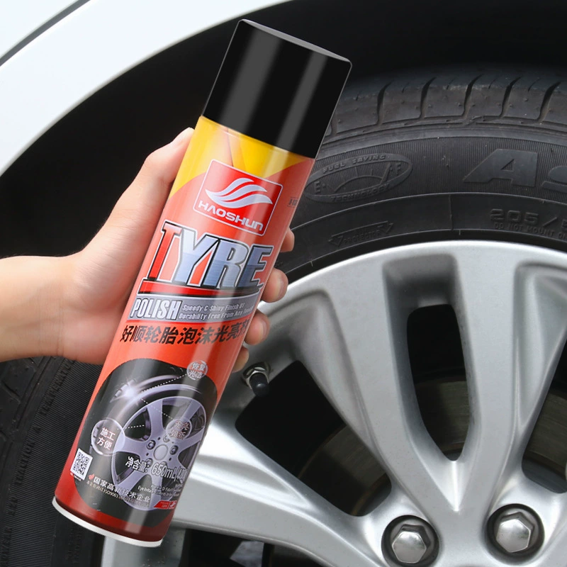 Отбеливатель пены для шин Haoshun дезактивация и полировка автомобиля масляный воск сокровище жидкие средства для ухода чистящее средство
