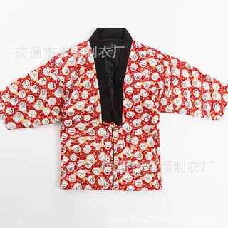 日式秋冬新款情侣半缠加厚棉服 和风保暖家居服男女冬季款情侣款