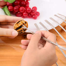 蟹针核桃针不锈钢核桃多用海鲜蟹针核桃针核桃剔工具不锈钢蟹针