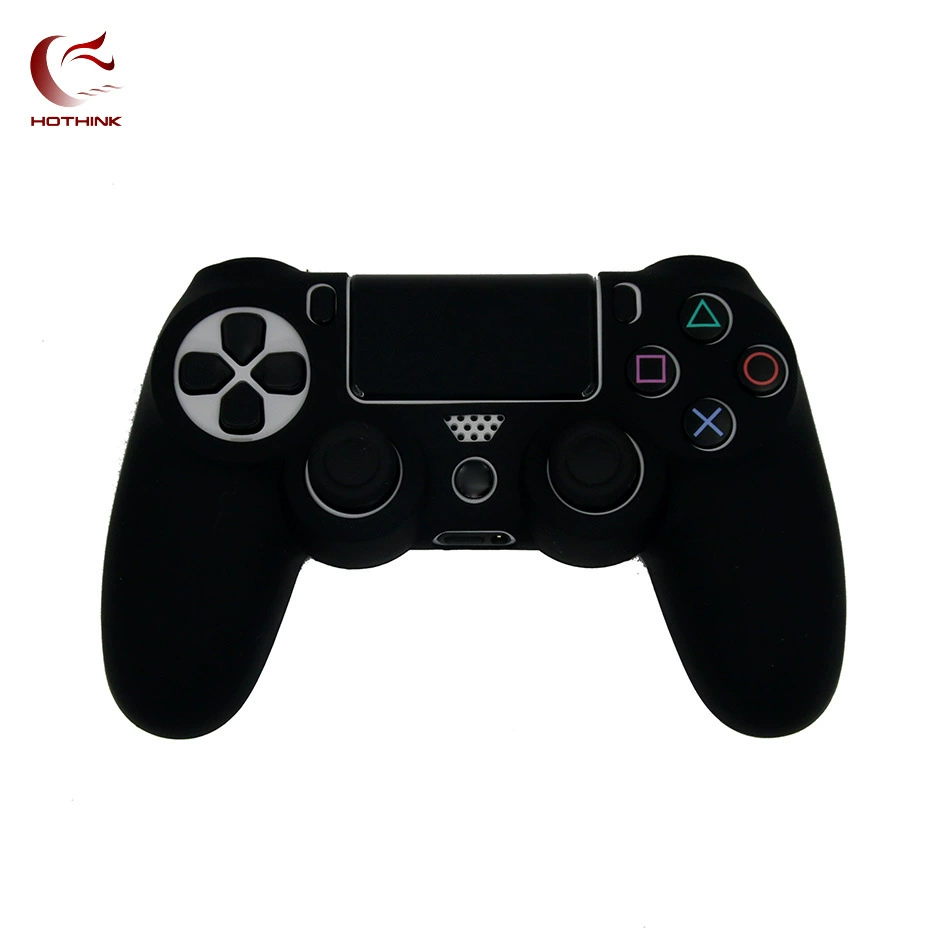 Силиконовый чехол для геймпада (Sony PS4) — защитная крышка с мягким хватом, несколько цветов