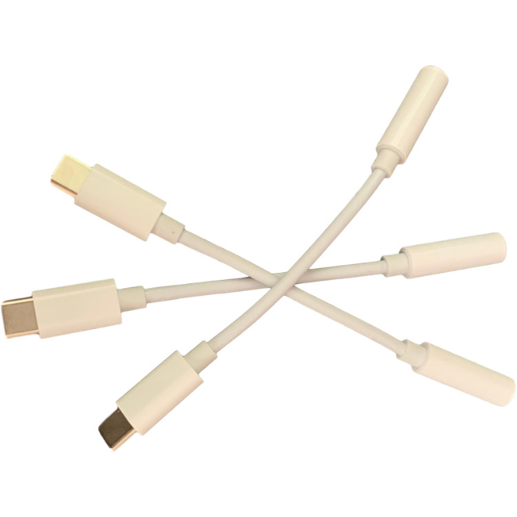 (Stable Quality) type-c to 3.5mm Adapter Apple Headset Line Suitable for Headset Adapter