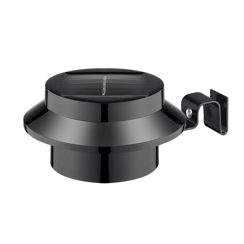 Lámpara de la cerca solar 3led lámpara de barandilla al aire libre aleros patio lámpara de pared paisaje cerca lámpara de fregadero de inducción