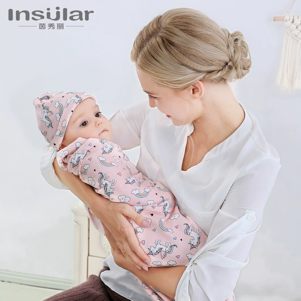 Детскоеknitted cotton thin duvet для новорожденного