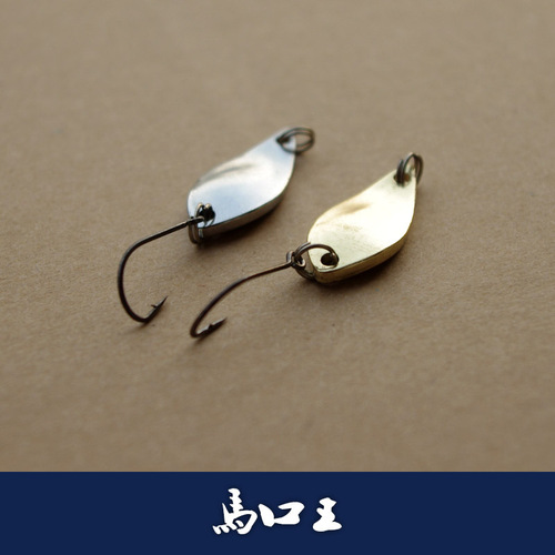 Single hook with hairy horse mouth lure spoon type sequin 2.5/3.5/5g bionic bait artificial bait tied with hairy fish bait