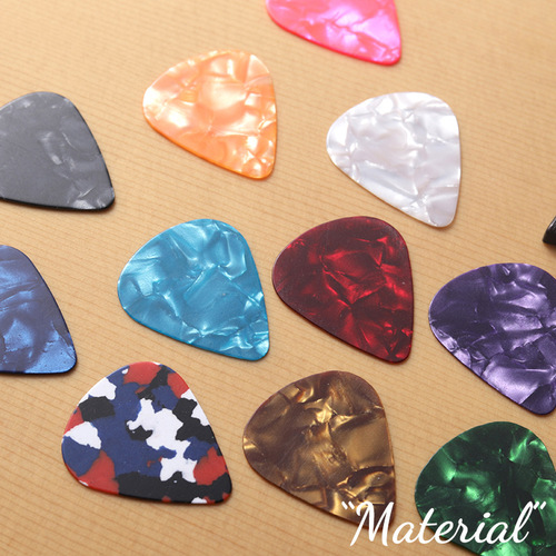 Celluloid Guitar Ukulele Shrapnel 0.5 0.75 1.0 Multiple Thickness ABS Finger Picks