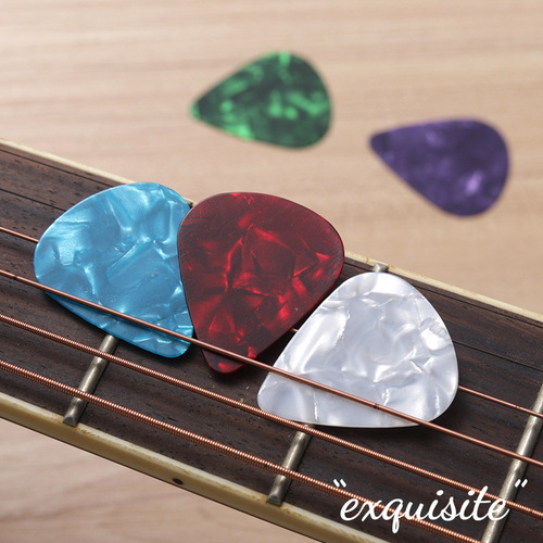 Celluloid pick 0.46 0.71 0.96 1ABS material plucked singing ukulele acoustic guitar accessories