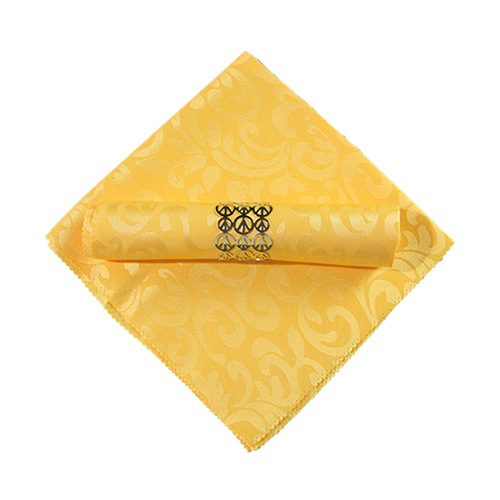Factory direct sales hotel western restaurant napkin cloth placemat mouth cloth table mat cup cloth jacquard square square towel wedding
