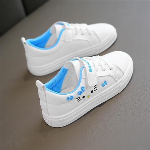 Girls' 6 White Sneakers Korean Style Children's Board Shoes 11 Single Shoes Elementary School Students Fashion Children's Shoes 13 Casual Sports Shoes 15 Years Old