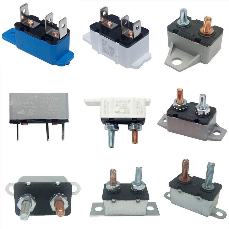Current overload protector automatic reset power tool circuit breaker new energy vehicle thermal protector metal shell