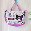 Cartoon cute shoulder bag, linen bag for leisure, one-shoulder bag, cloth bag