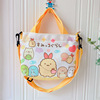 Cartoon cute shoulder bag, linen bag for leisure, one-shoulder bag, cloth bag