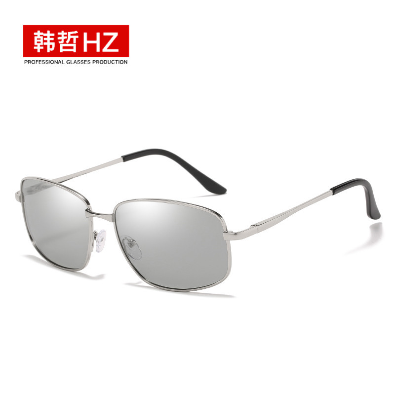 Silver frame-polarizing color change