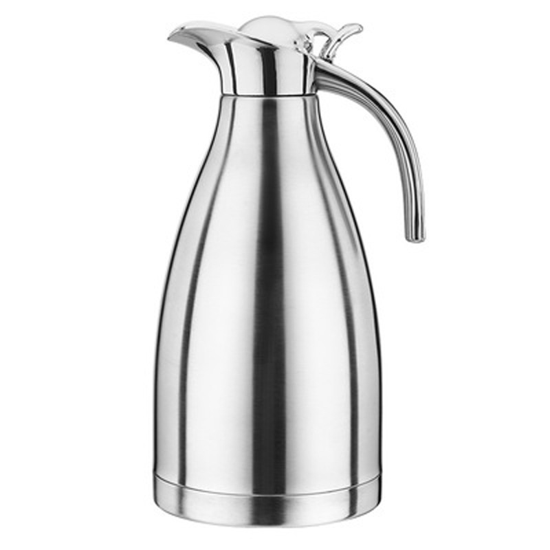 304 olla térmica de acero inoxidable de estilo Europeo de doble capa de vacío cafetera hervidor de agua de gran capacidad LOGO regalo al por mayor