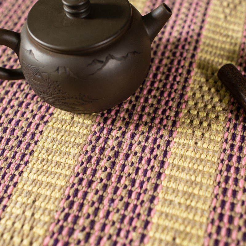 Jinhao FÁBRICA DE LINO Zen tela estera de té de estilo chino de tela de té corredor de mesa de té bandeja de té toalla Lu Bordado estera de aislamiento térmico producto terminado