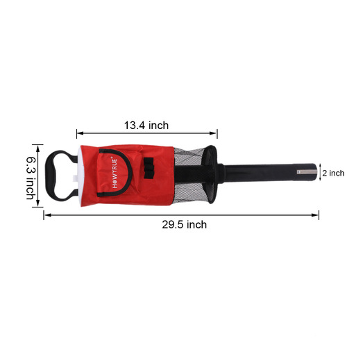 Manufacturer of golf ball pick-up tube, large-capacity bend-free cloth bag ball pick-up tube, golf course supplies