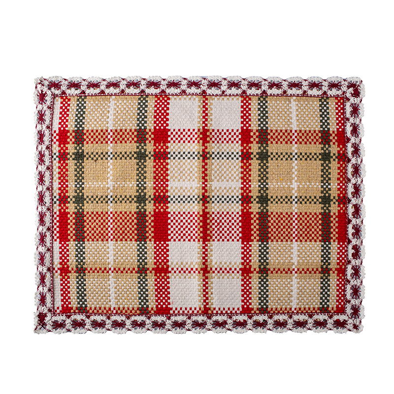 Placemat de lino acabado 08(1 grande)