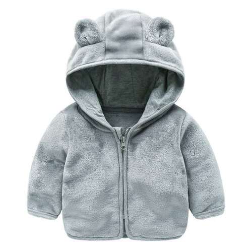 Children's clothing for girls, autumn and winter, cute baby girl, warm fleece jacket for 0-1-2-3 year old princess babies, baby hair sweater