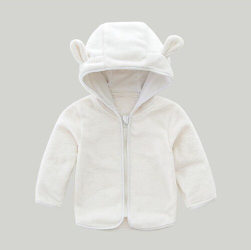 Children's clothing for girls, autumn and winter, cute baby girl, warm fleece jacket for 0-1-2-3 year old princess babies, baby hair sweater