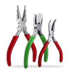 Nylon flat nose pliers mini jewelry pliers DIY pliers six sections hand-wound styling pliers