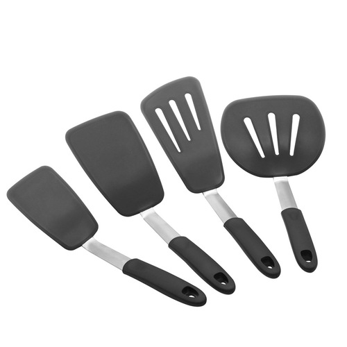 Turner Spatula硅胶弹簧煎铲煎 牛扒不粘锅漏铲厨房套装Amazon