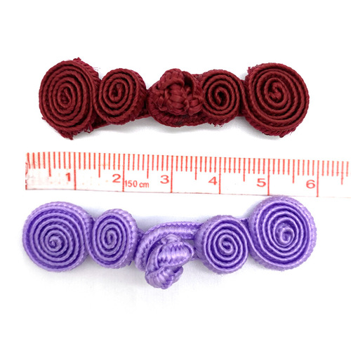 Sussex dyeable two-wheel buttons nylon gourd buckles children's cheongsam and Tang suit two-wheel three-wheel four-wheel buttons
