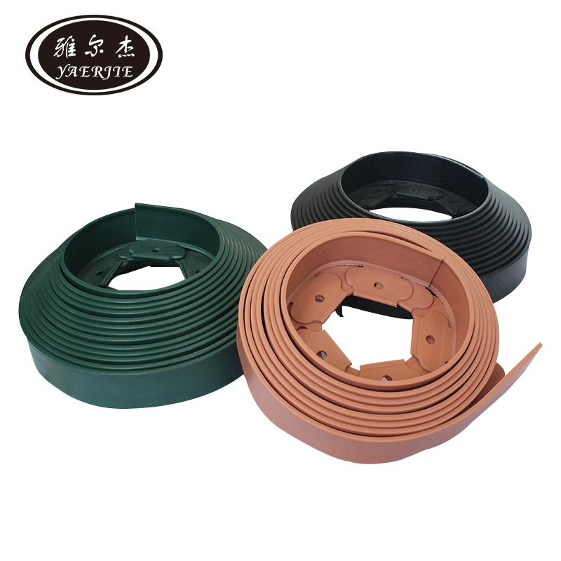 Заводская поставка травяного камня изоляционный пояс зеленый ландшафт разделение L-типа под прямым углом С Плоским Краем травяной камень изоляционный ремень высота 5 см