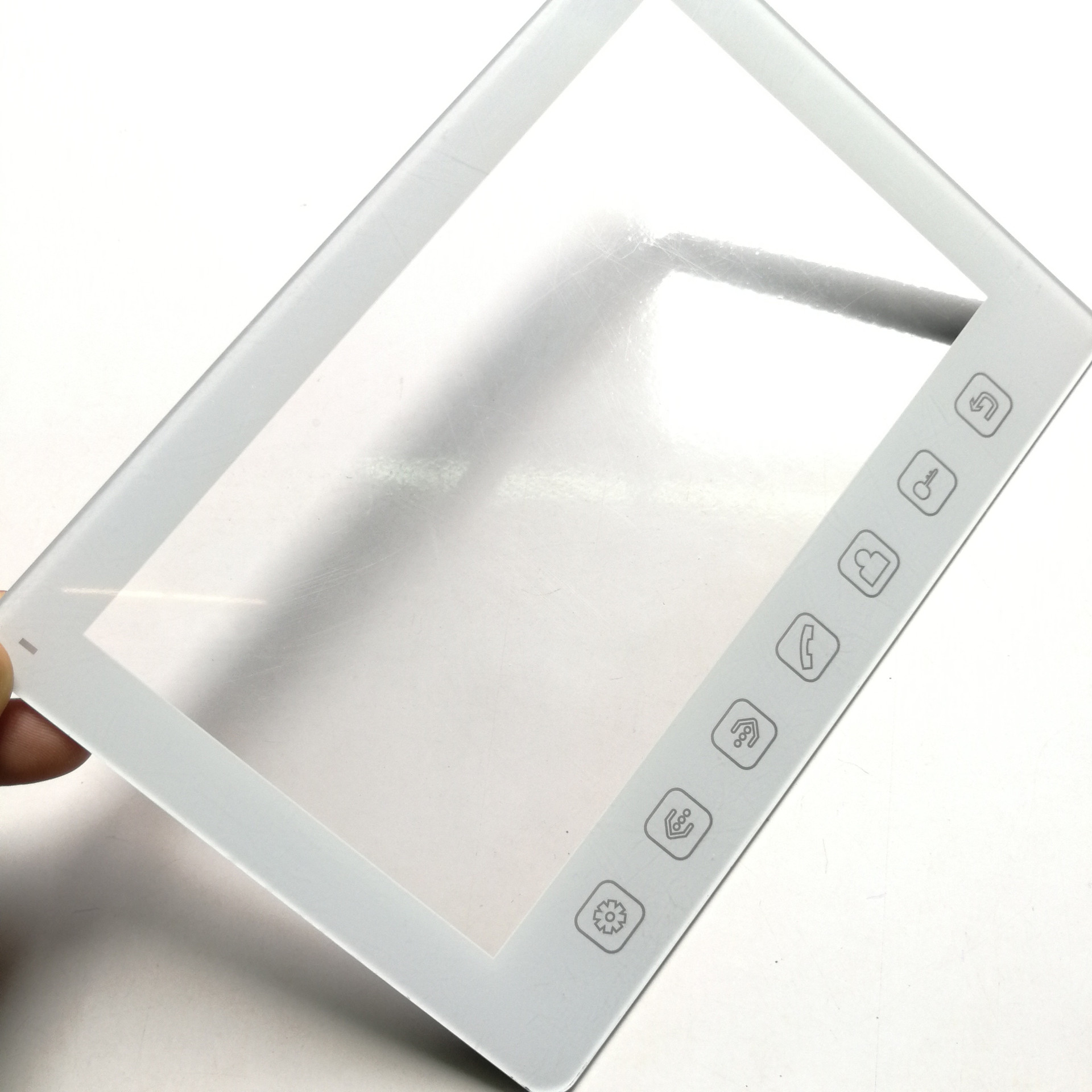 工厂定 做可视采耳亚克力视窗镜片高清防刮pc丝印有 机玻璃镜片生