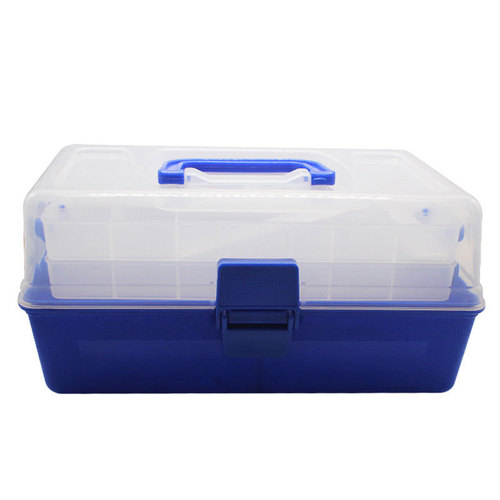 Type I multi-purpose storage box fishing tools bait box fishhook fishing line accessories box lure box blue