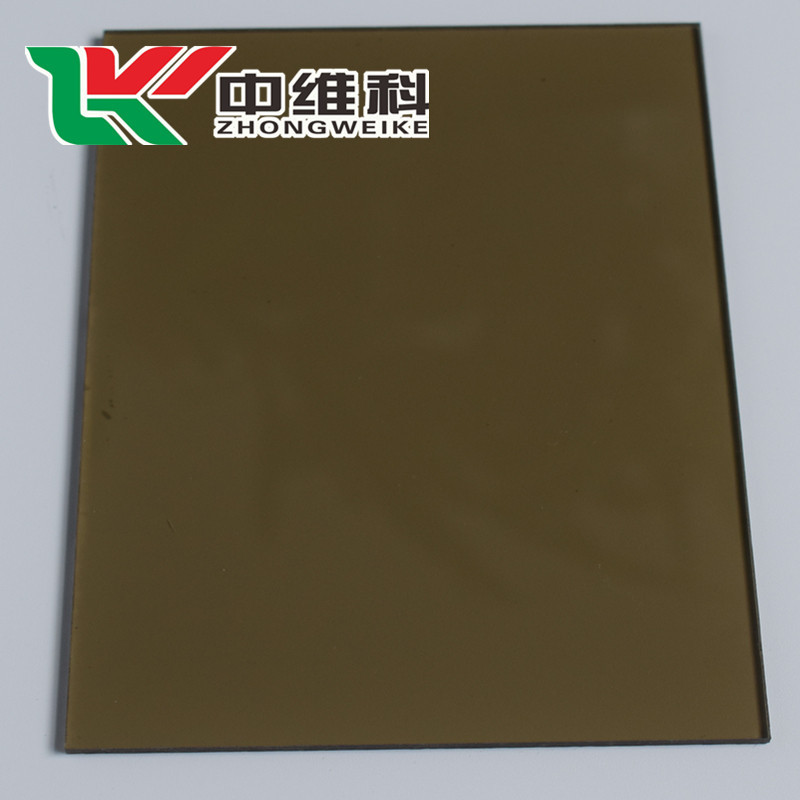 中维科直供茶色PC软玻璃板10mm透明咖啡深茶色PC烟灰色板大量现货