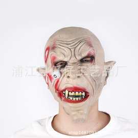 万圣节日恐怖整蛊舞会电影周边搞怪恶魔吊眼珠子面具道具mask头套