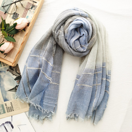 Morandi color autumn and winter new wool scarf women's thin solid color scarf cross-border color matching shawl universal for men