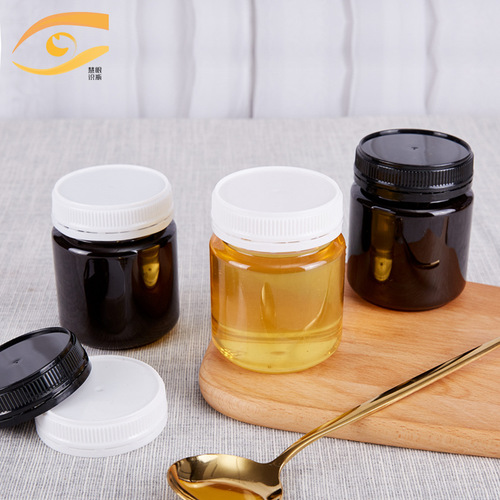250g Comvita bee honey bottle old black brown sugar ginger tea bottle black plum jam bottle brown black honey bottle