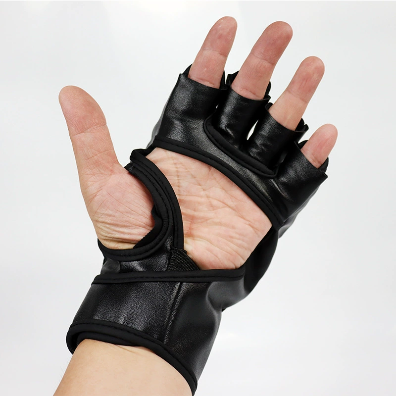 Gloves, boxing sandbag, purse for training, fingerless, E18