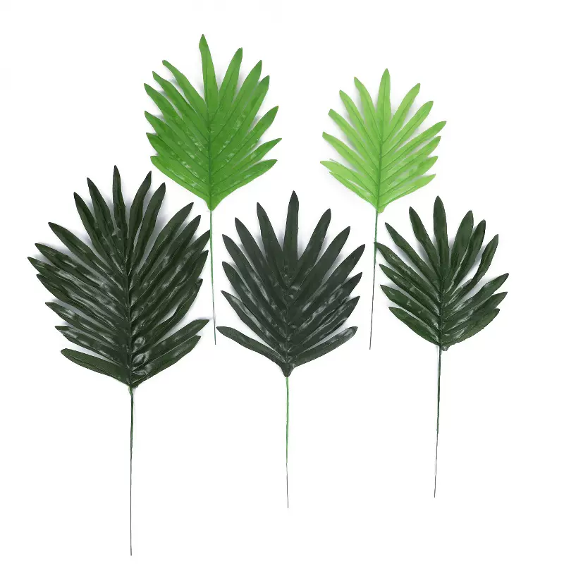 散尾葵叶仿真花家居装饰绿植婚庆仿真植物墙室内装修绿柳婚礼布展