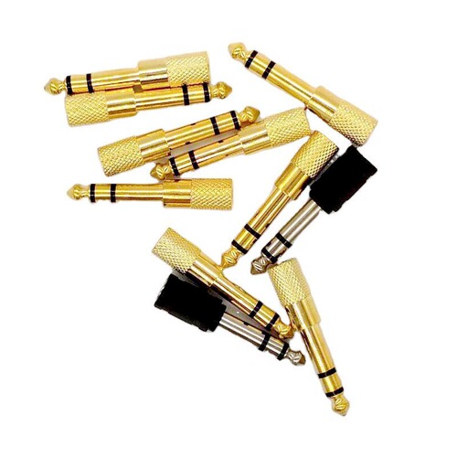Audio audio adapter gold-plated 3.5 to 6.5 6.5 to 3.5 microphone headphone guitar adapter