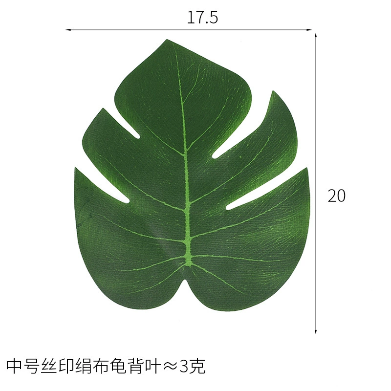 Simulation Leaf Home Decoration Green Plant Wedding Pot Plant Simulation Plant Wall Indoor Accessories Placemat Simulation Turtle Back Leaf