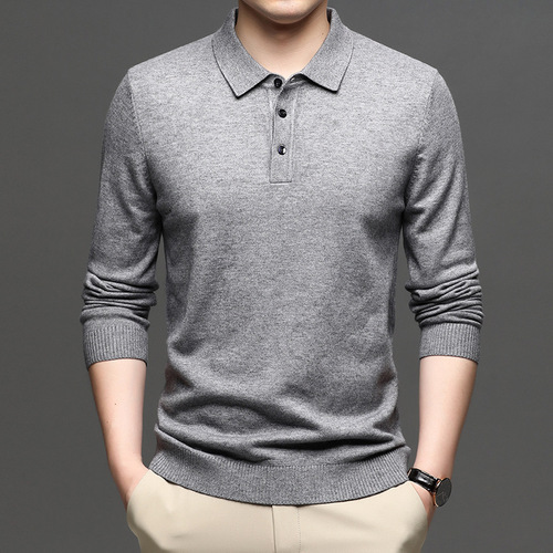 Mens Autumn/Winter New Knit Sweaters Men's Crew Neck Sweatshirts Men's Knitwear Tops Men's Polo Shirts One Piece Wholesale